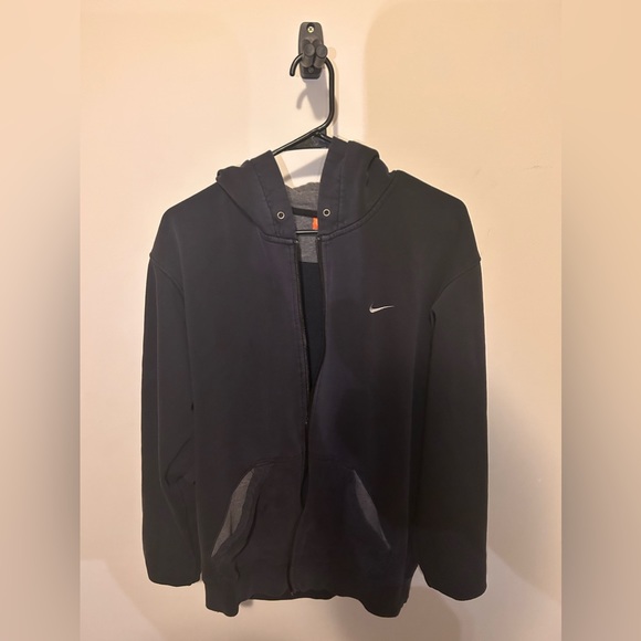 Nike zip up hoodie dark blue - Picture 1 of 2